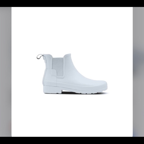 Hunter boots refined Chelsea gloss sz 7 NEW!
